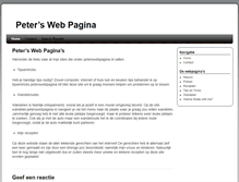 Tablet Screenshot of peterswebpagina.nl